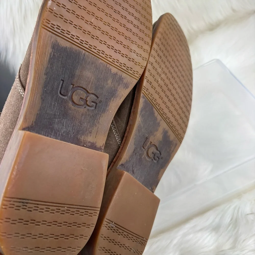 UGG VIA LUNGARNO SUEDE LACE UP BOOTS SIZE 11 MAN
